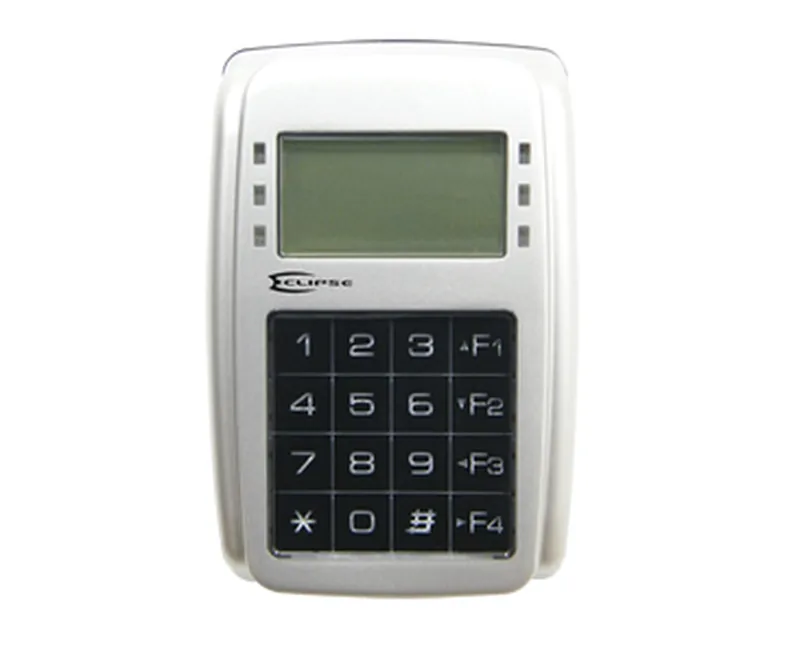 Outdoor Proximity Card Reader with Keypad, LEDs, LCD Display in Metal Case