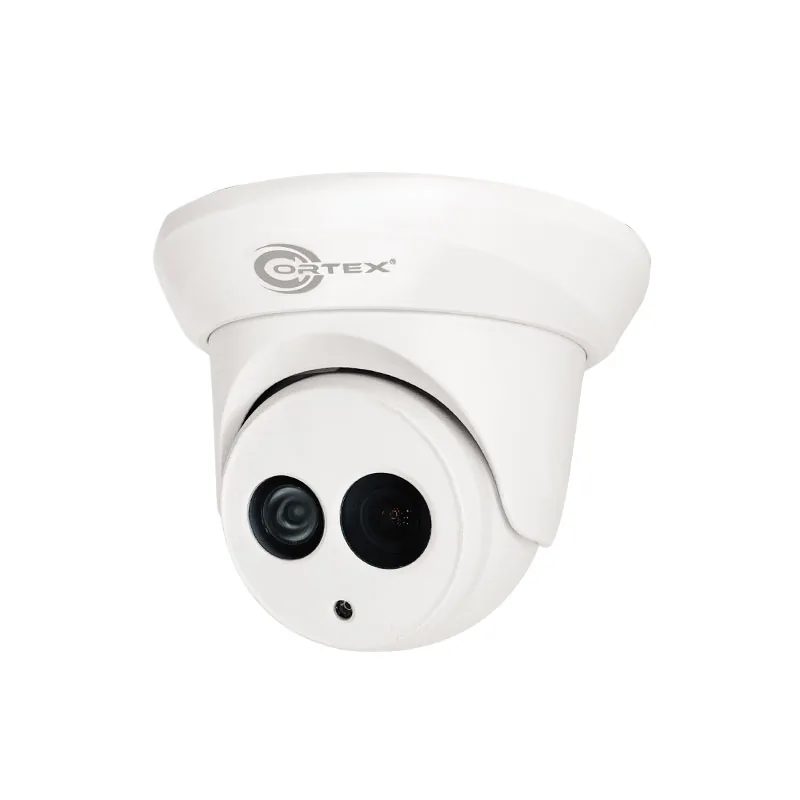 Cortex Medallion 2MP turret IP camera with 3.6mm fixed wide angle lens