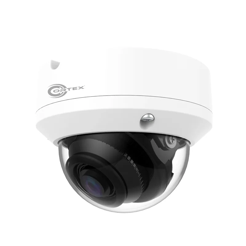 Cortex Medallion 5MP outdoor dome IP camera with 2.8mm fixed wide angle lens