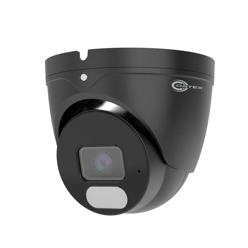 Medallion 5MP Black Turret IP Camera with Dual Light and Mic
