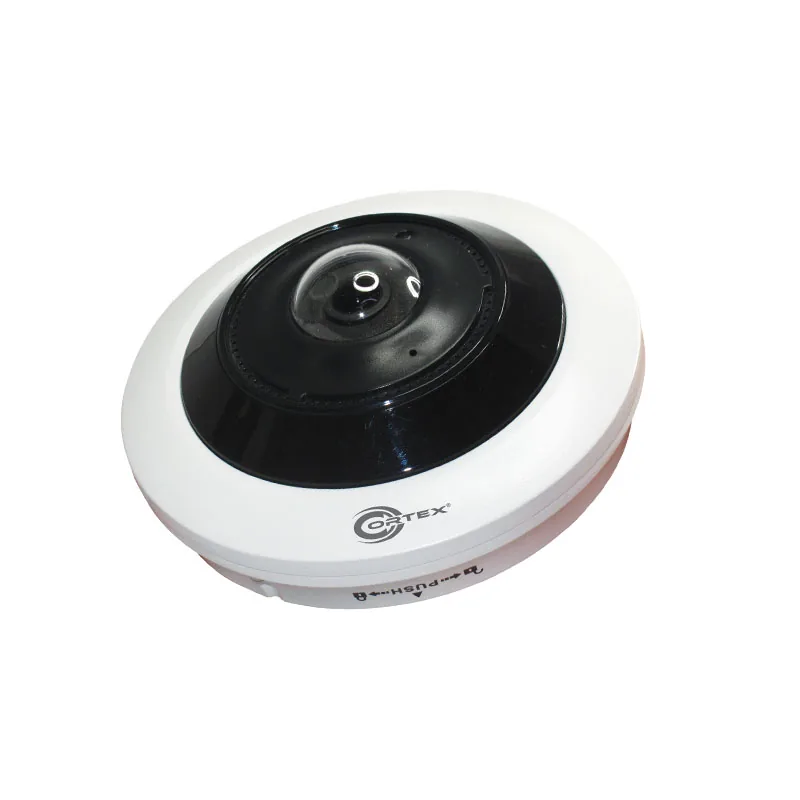 Cortex Medallion 8MP indoor fisheye IP camera with 360 degree panoramic view