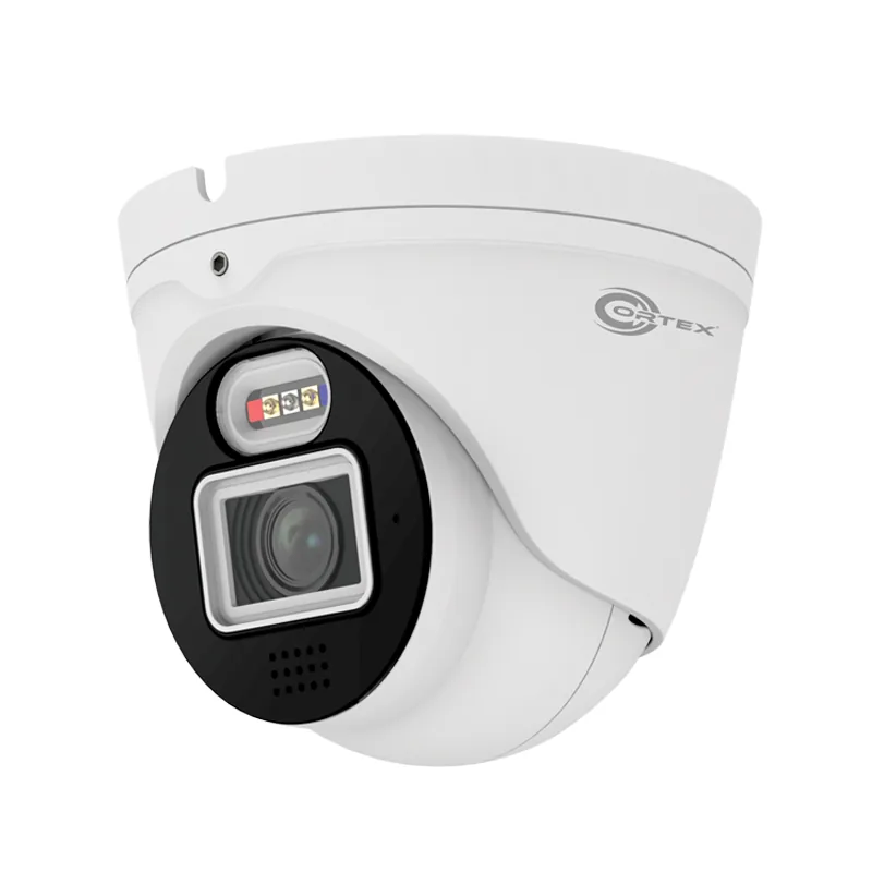 Cortex Medallion 8MP 4K turret IP camera with 2.8mm fixed lens and ColorMAX IR